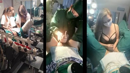 深圳長海男科爆乳美艳医师诊疗室调教 强制高潮 肛交开发 骑乘位实战中出亲自示范