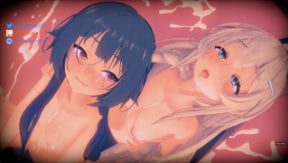 素晴第二弹：艾莉丝✕惠惠的绝顶双飞，淫汁四溅高潮不断！