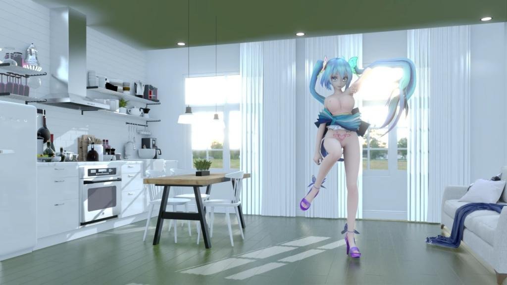 MMD23 初音蜜穴狂颤！制服骚货被巨根爆操到虚拟高潮